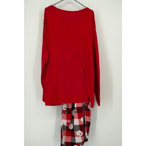 Jammies for your Families Men's Christmas Pajama's in Red Size 3XB - Picture 3 of 8